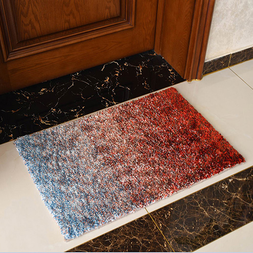 Dyeing color door mat